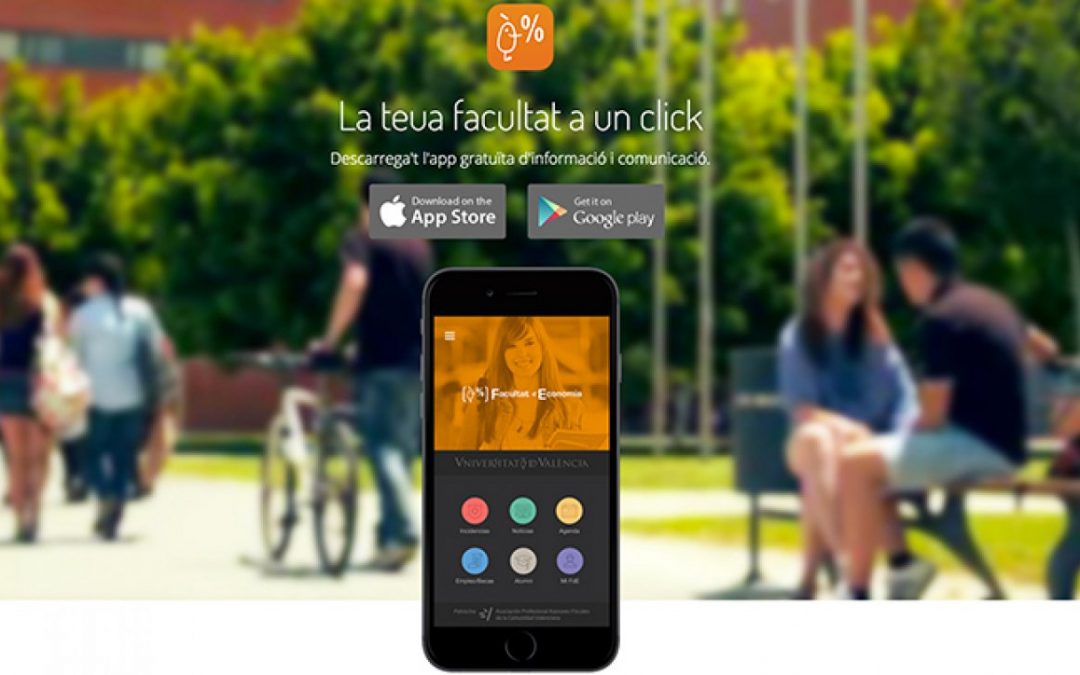 «App FdE» es la aplicación móvil de la Facultad de Economía de la Universidad de Valencia realizada por ESVEU