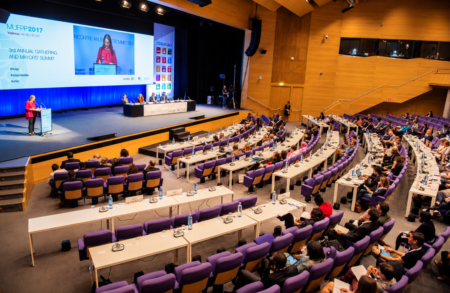 Producción audiovisual en cumbre internacional