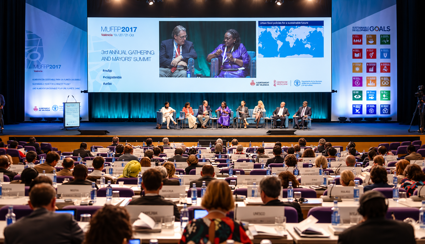 Cumbre internacional con producción audiovisual
